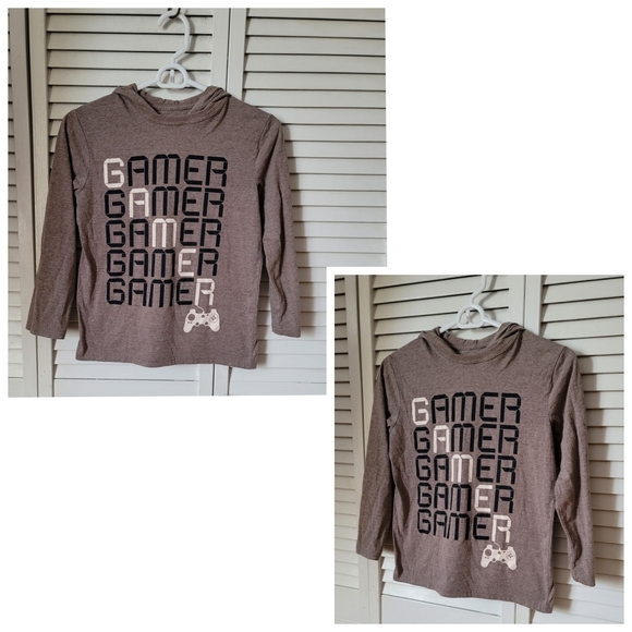 Place Other - PLACE Gamer Long Sleeve Shirt w. Hood, Size M (7/8)